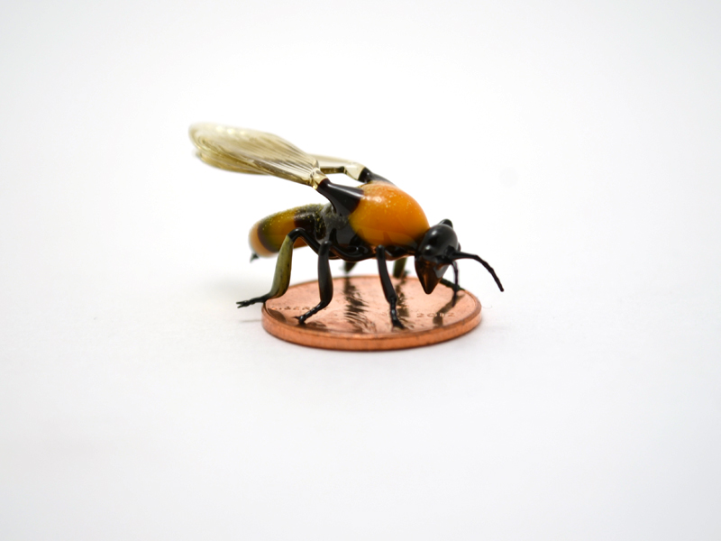 Bumblebee, glass bee by Wesley Fleming