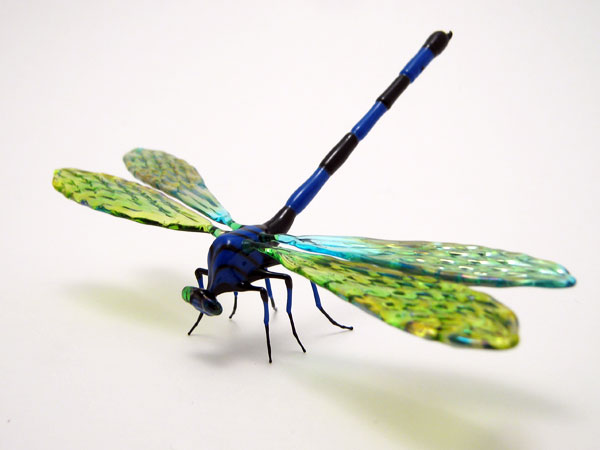 Dragonfly for Kuun, glass bug by Wesley Fleming