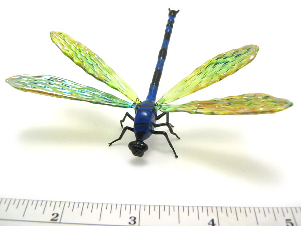 Dragonfly for Kirsten, glass insect by Wesley Fleming