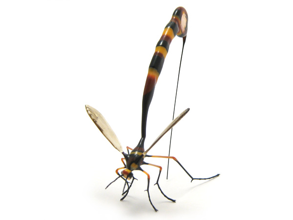 Giant Ichneumon Wasp, glass insect by Wesley Fleming