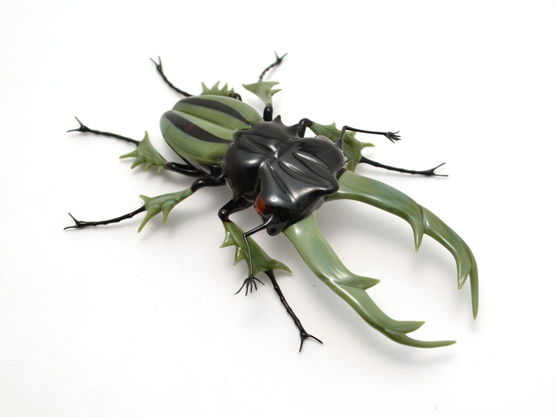 Giant Stag Beetle, glass bug by Wesley Fleming