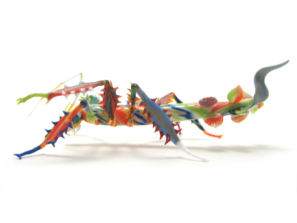 Harlequin Stick Bug, glass stick bug by Wesley Fleming