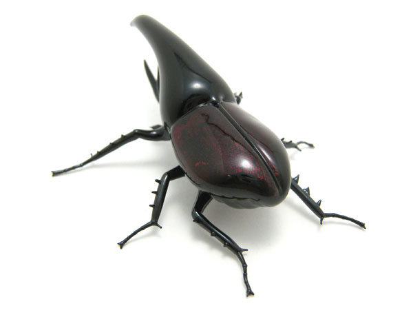 Ruby Hercules Beetle, glass bug by Wesley Fleming