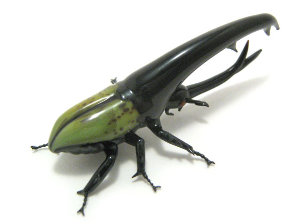 Hercules Beetle, glass bug by Wesley Fleming
