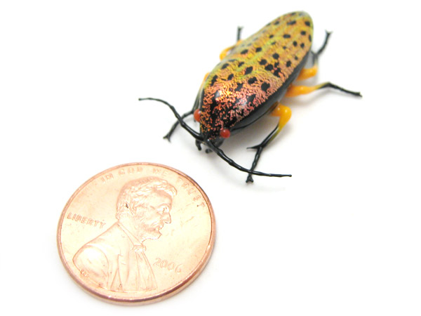 Jewel Beetle, glass jewel beetle by Wesley Fleming