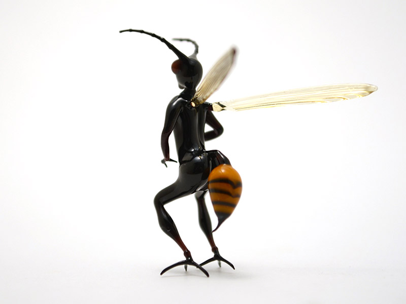 Wasp Fairy, glass bug by Wesley Fleming