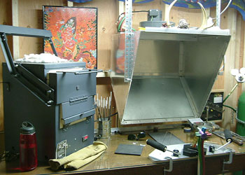 Wesley Fleming studio setup