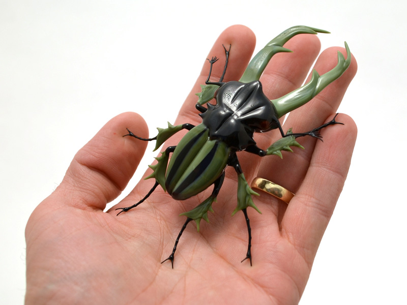 Giant Stag Beetle, glass stag beelte by Wesley Fleming