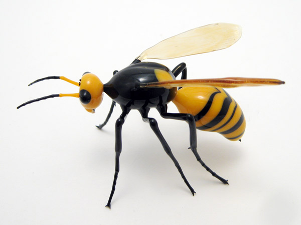 Japanese Hornet, glass insect by Wesley Fleming