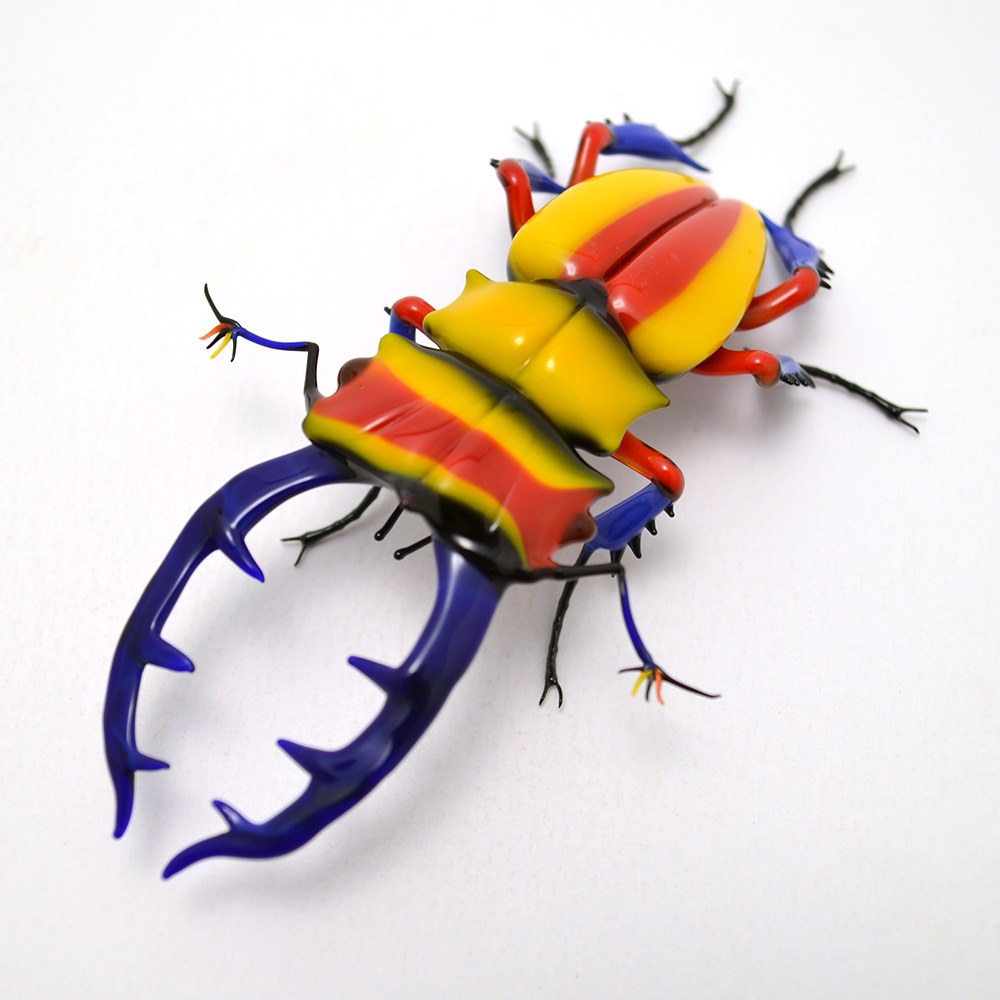 Primary Stag Beetle, glass beetle by Wesley Fleming